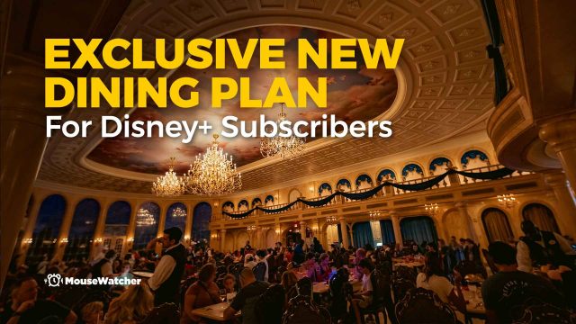 Exclusive New Dining Plan For Disney+ Subscribers